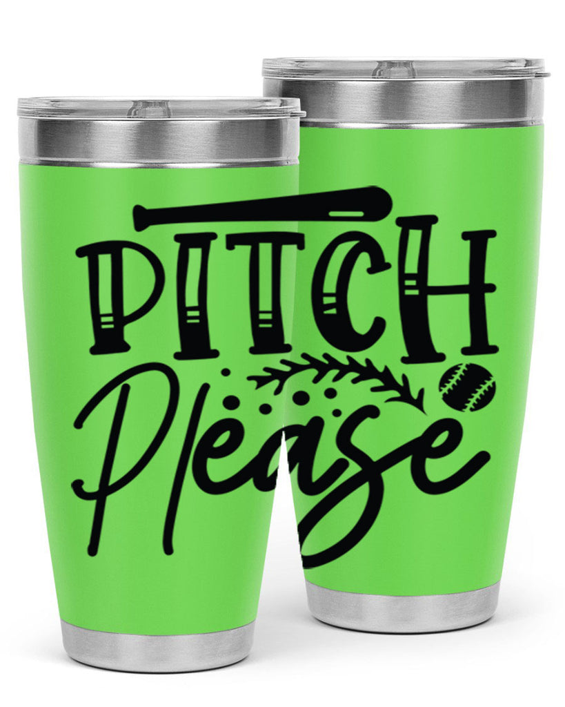 Pitch Please 2037#- baseball- Tumbler