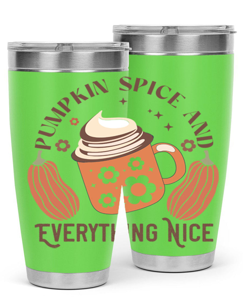 Pumpkin Spice And Everything Nice 539#- fall- Tumbler