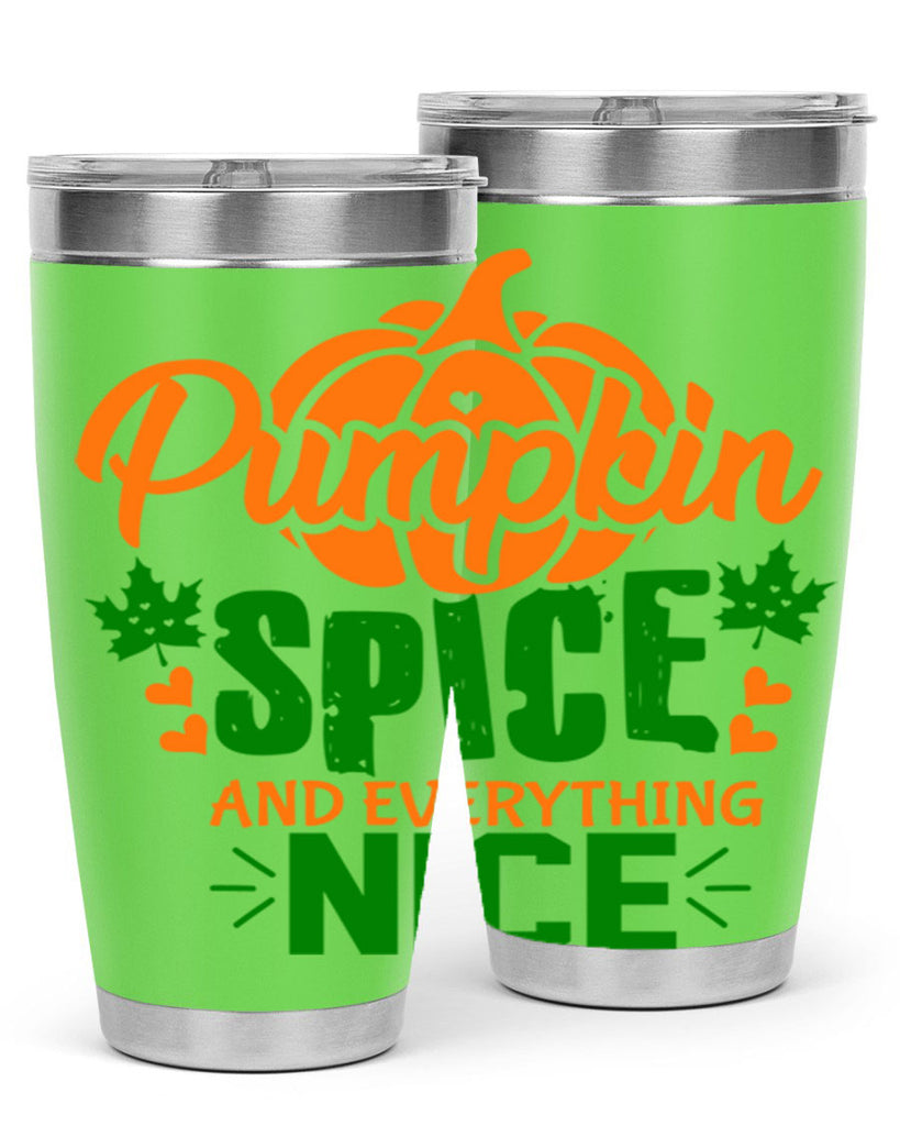 Pumpkin Spice and Everything Nice 538#- fall- Tumbler