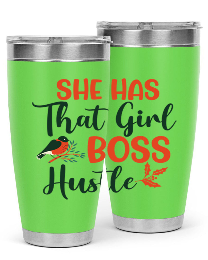 She Has That Girl Boss Hustle 363#- winter- Tumbler