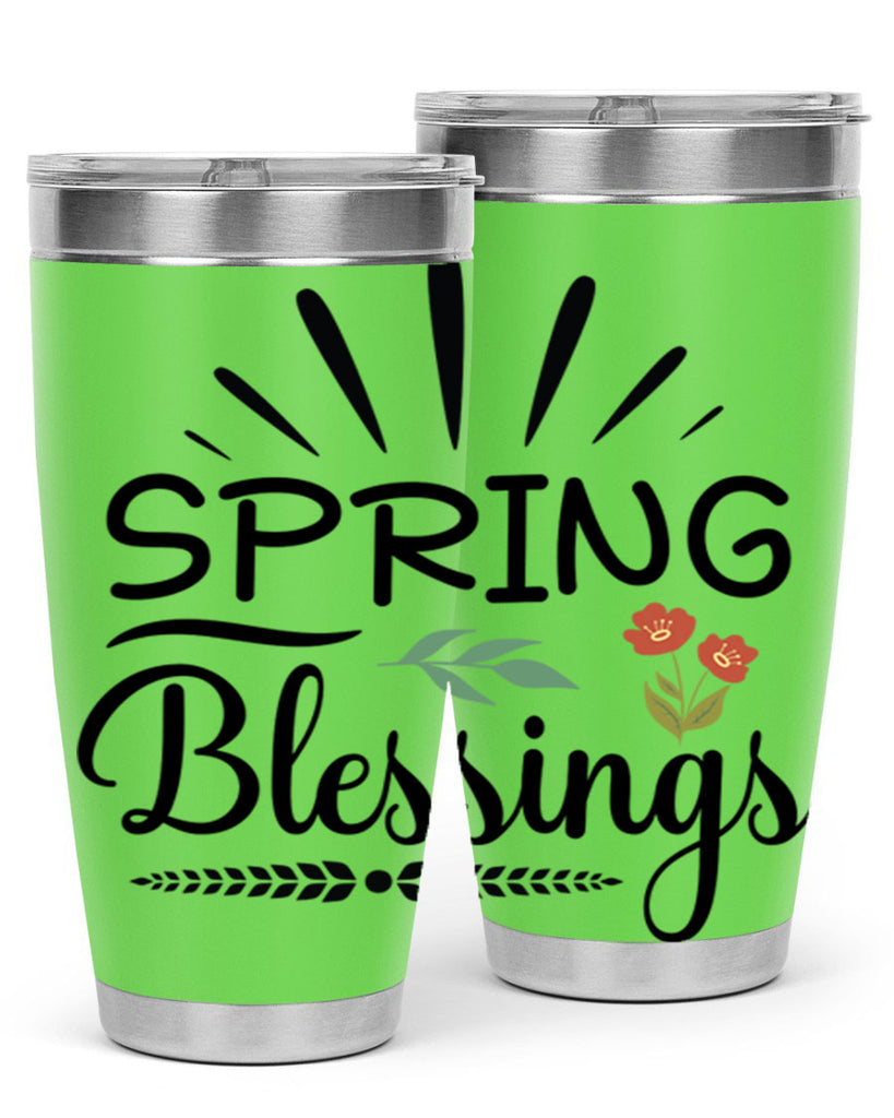 Spring Blessings  482#- spring- Tumbler