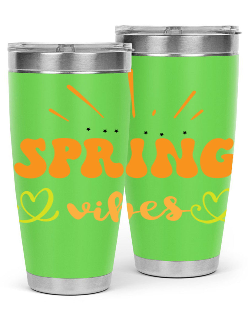 Spring vibes  519#- spring- Tumbler