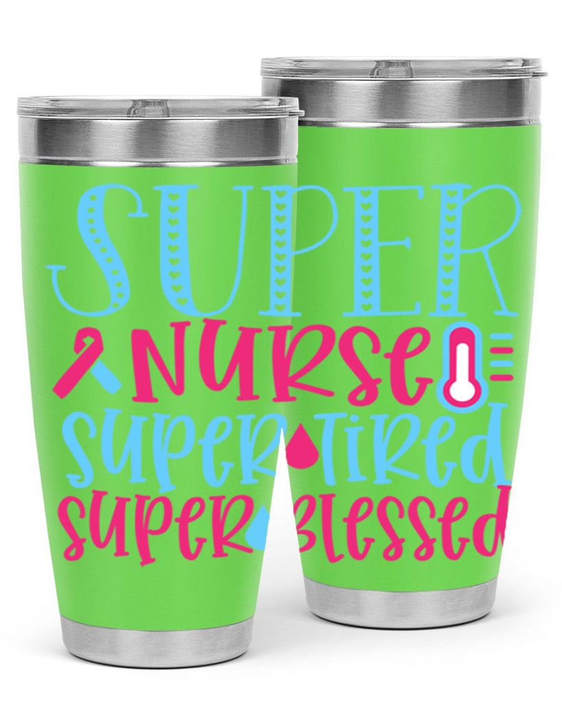 Super Nurse Super Tired Style 346#- nurse- tumbler