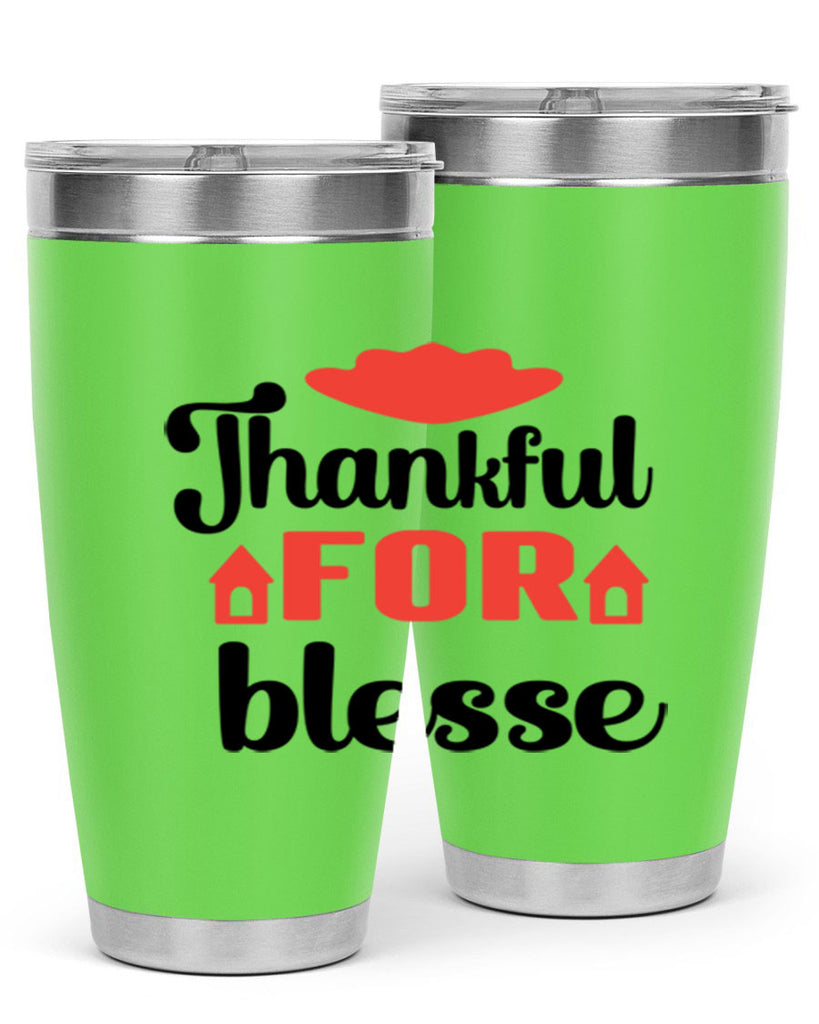 Thankful for blesse 599#- fall- Tumbler