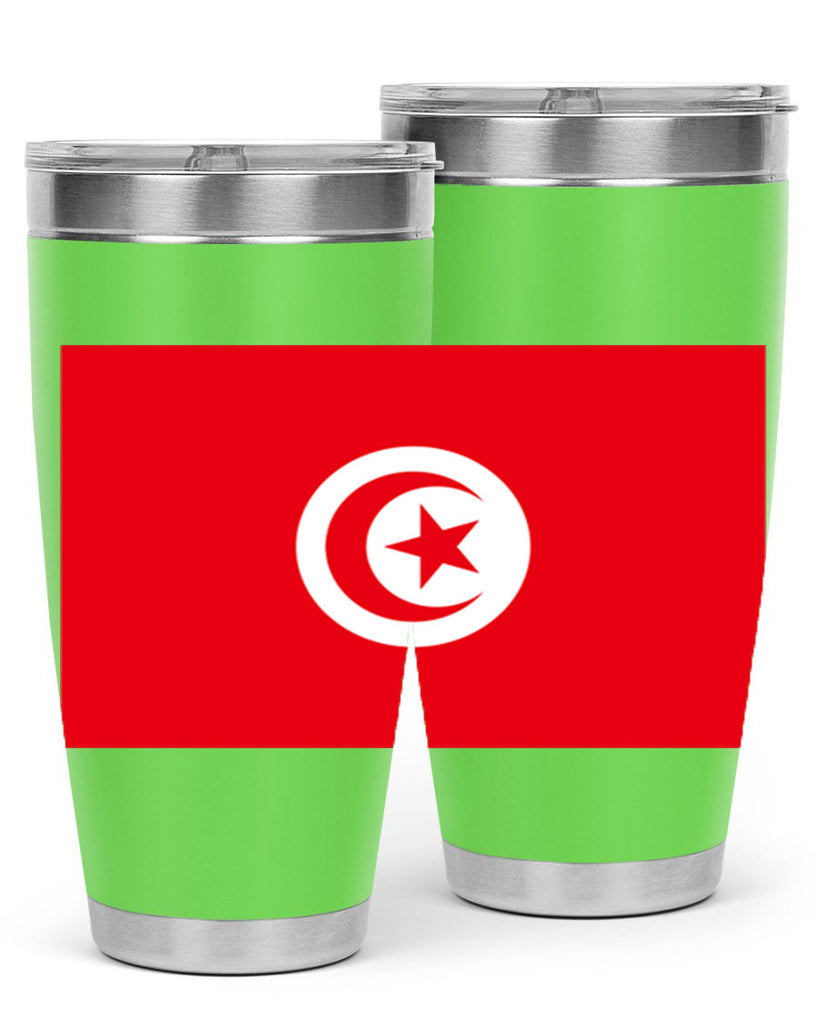 Tunisia 18#- world flags- Tumbler