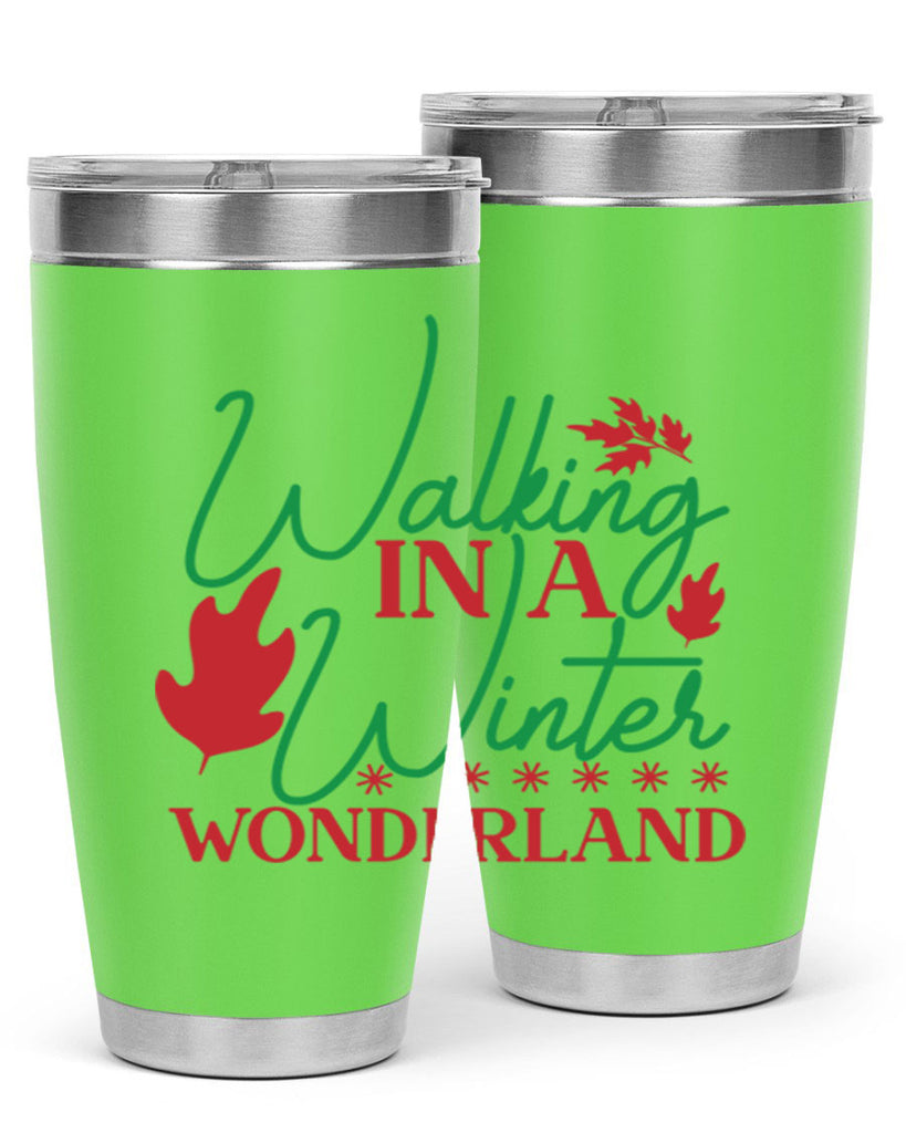 Walking In A Winter Wonderland 438#- winter- Tumbler