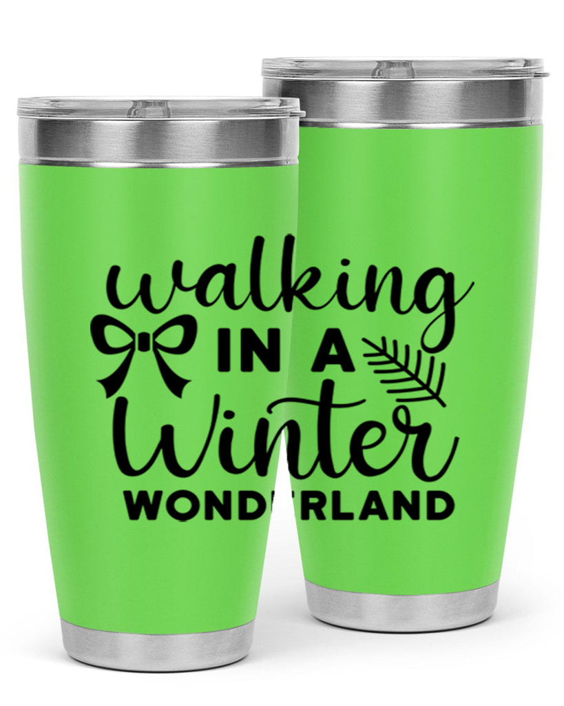 Walking In A Winter Wonderland 441#- winter- Tumbler