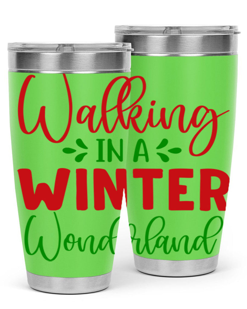Walking in a Winter Wonderland 436#- winter- Tumbler