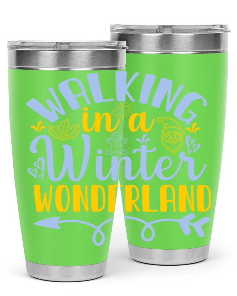 Walking in a winter wonderland440#- winter- Tumbler