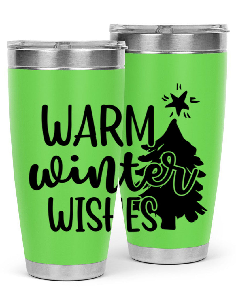 Warm Winter Wishes 451#- winter- Tumbler