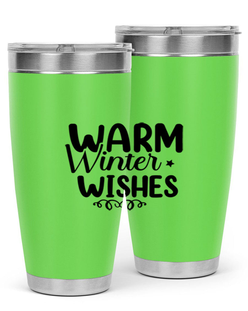 Warm Winter Wishes 453#- winter- Tumbler