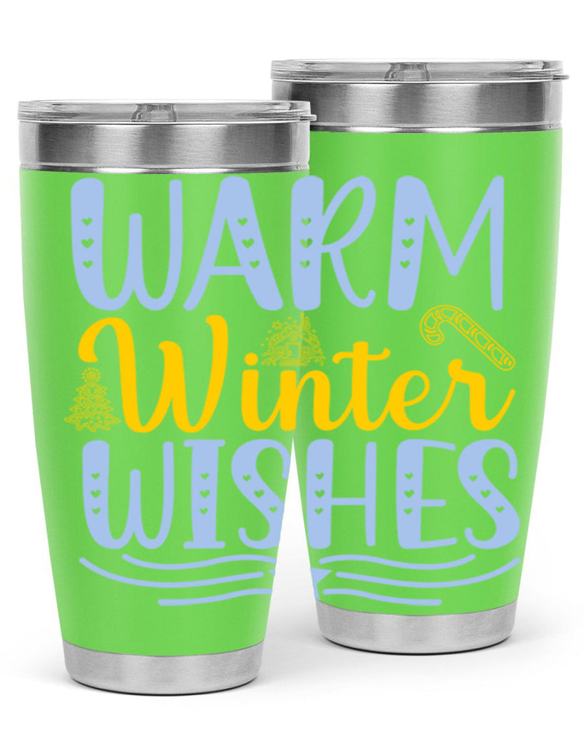 Warm winter wishes 449#- winter- Tumbler