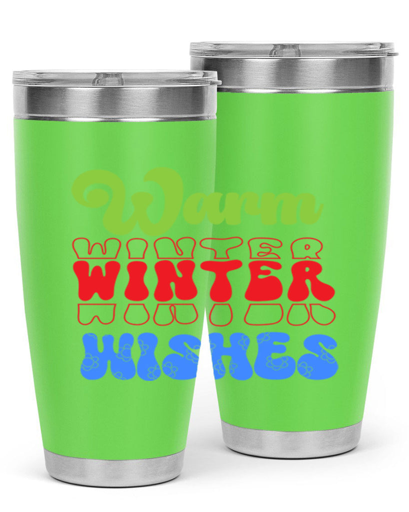 Warm winter wishes 458#- winter- Tumbler