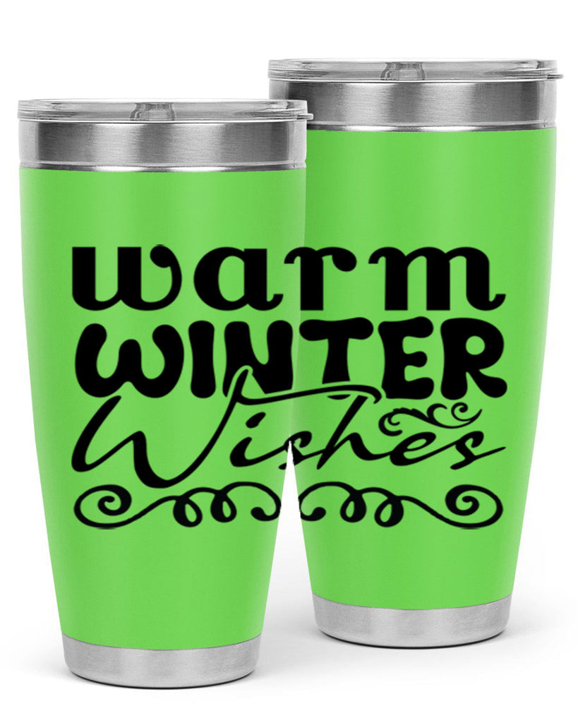 Warm winter wishes 461#- winter- Tumbler