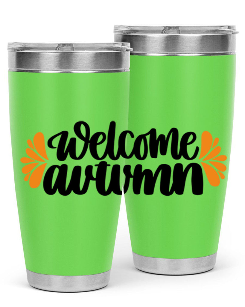 Welcome Autumn 513#- fall- Tumbler