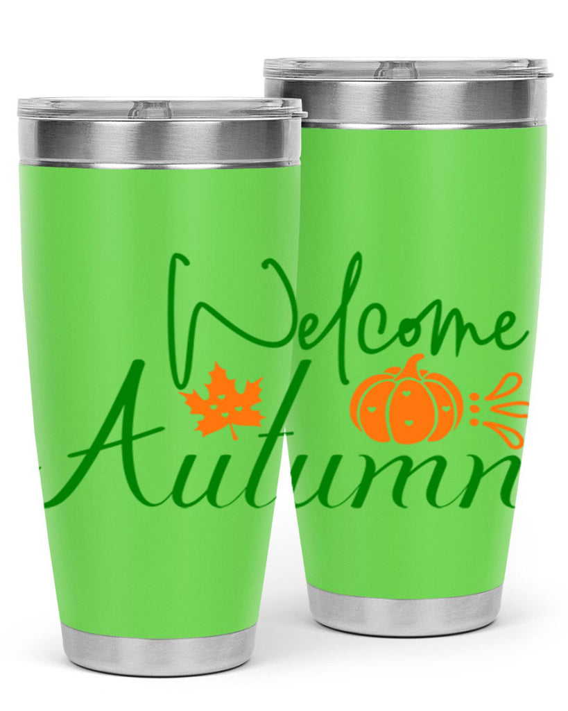 Welcome Autumn 627#- fall- Tumbler