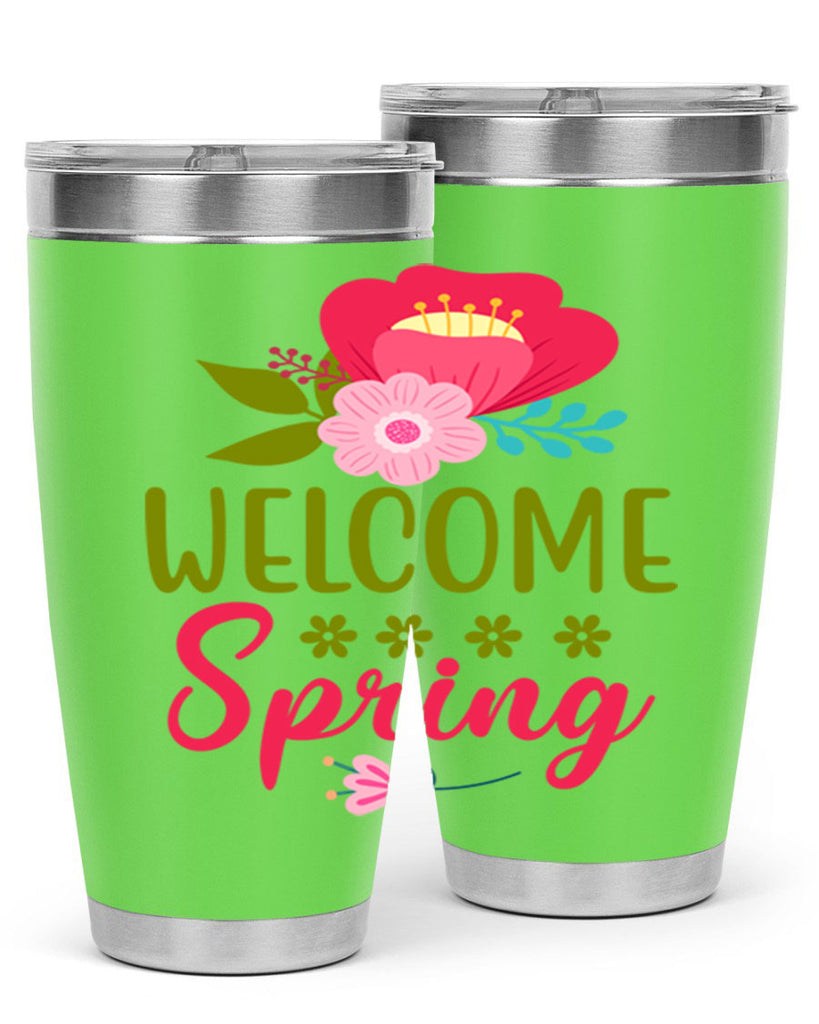 Welcome Spring 582#- spring- Tumbler