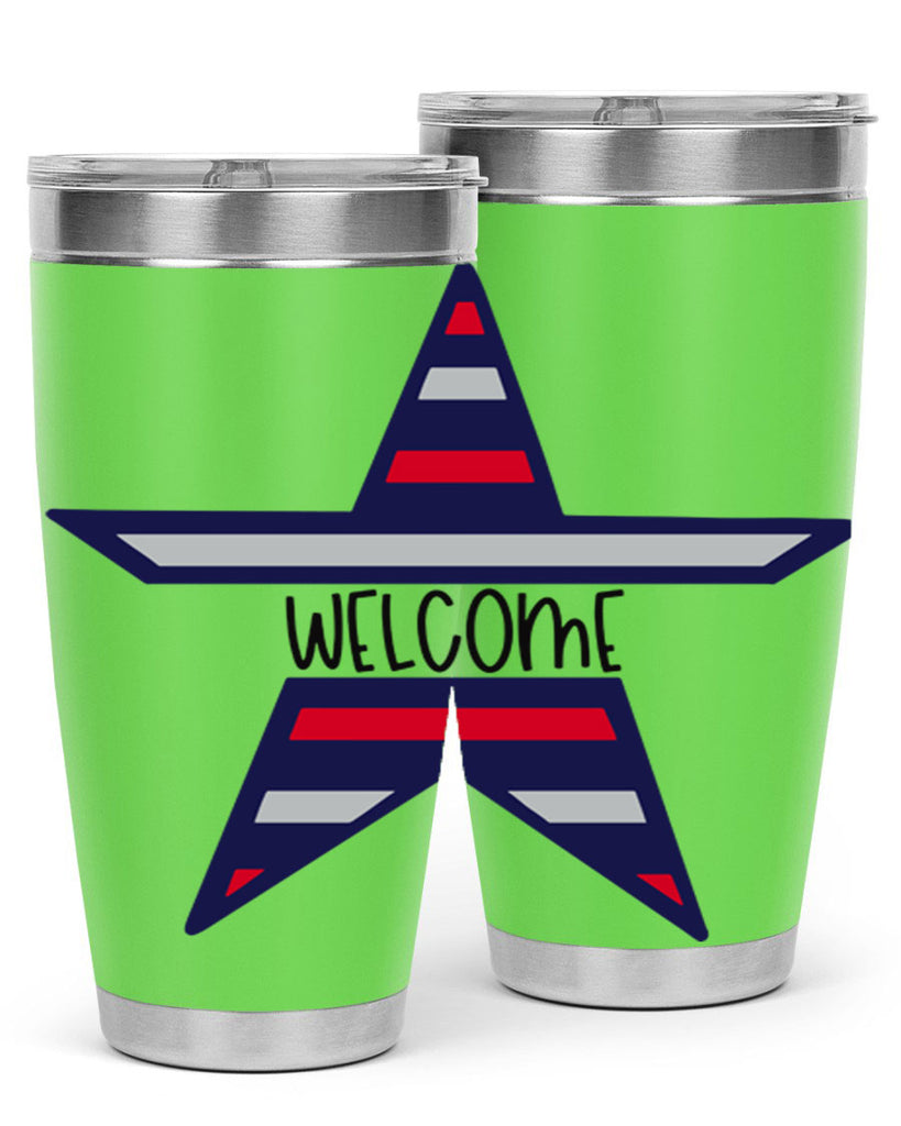 Welcome Style 186#- Fourt Of July- Tumbler