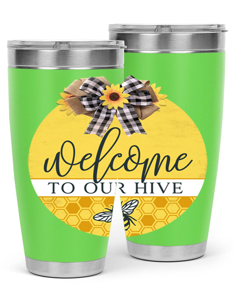 Welcome to our Hive complete yellow Mockup589#- spring- Tumbler