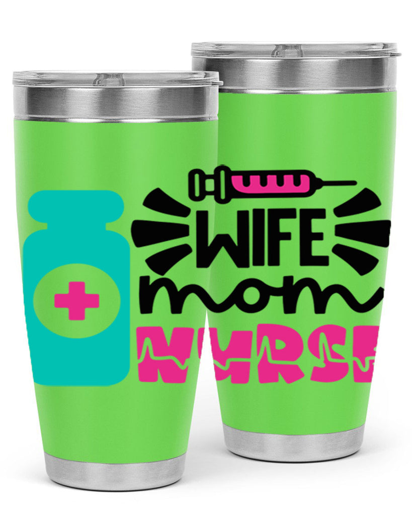 Wife Mom Nurse Style Style 10#- nurse- tumbler