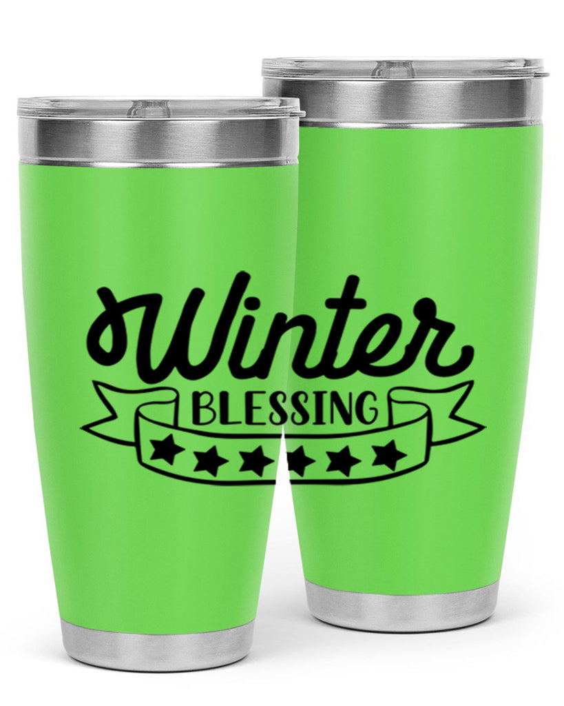 Winter Blessing 485#- winter- Tumbler