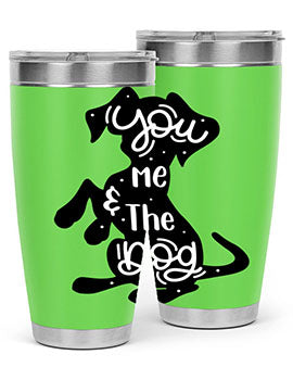 You Me The Dogs Style 4#- dog- Tumbler