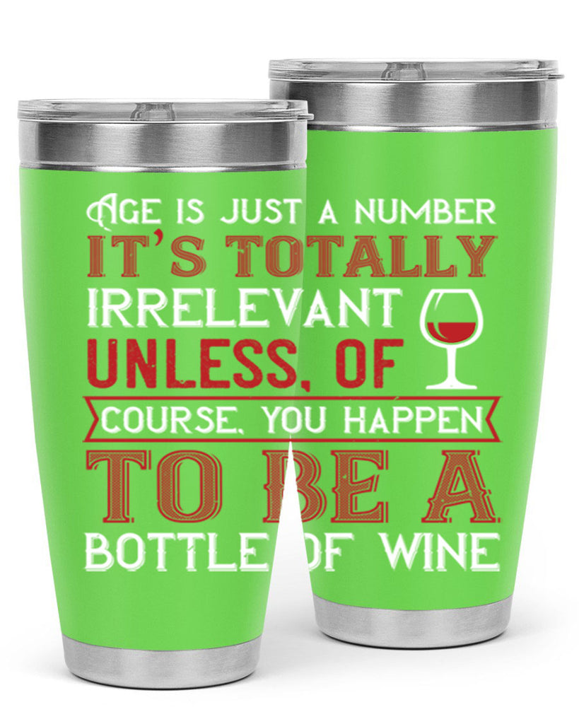 age is just a number its totaly 92#- wine- Tumbler