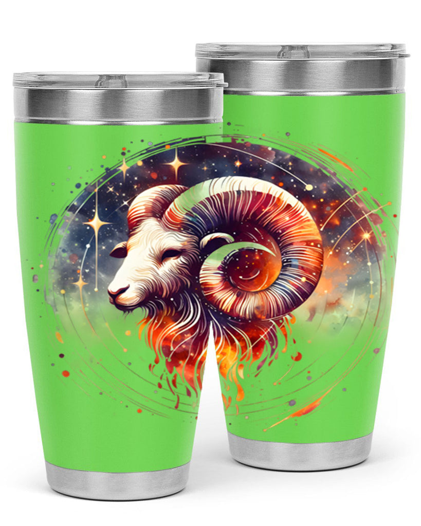 aries 125#- zodiac- Tumbler