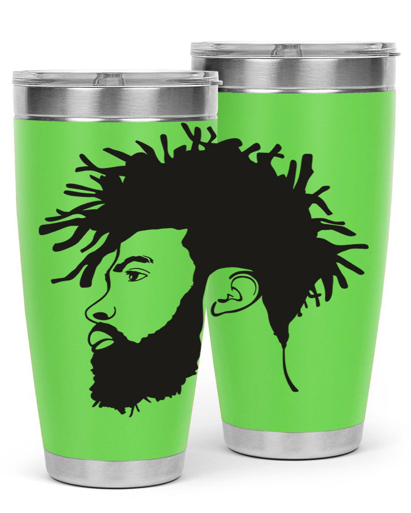 beardman 46#- black men - boys- tumbler