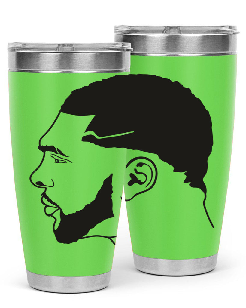 beardman 55#- black men - boys- tumbler