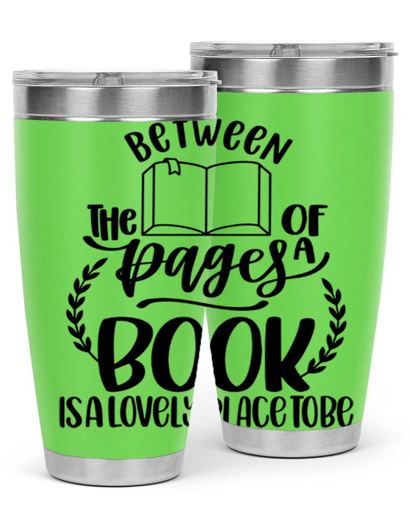 between the pages of a book 52#- reading- Tumbler