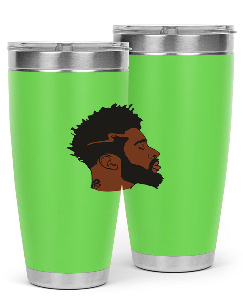 black man 30#- black men - boys- tumbler