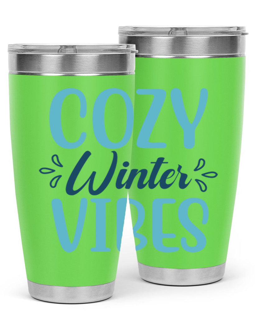 cozy winter vibes 65#- winter- Tumbler