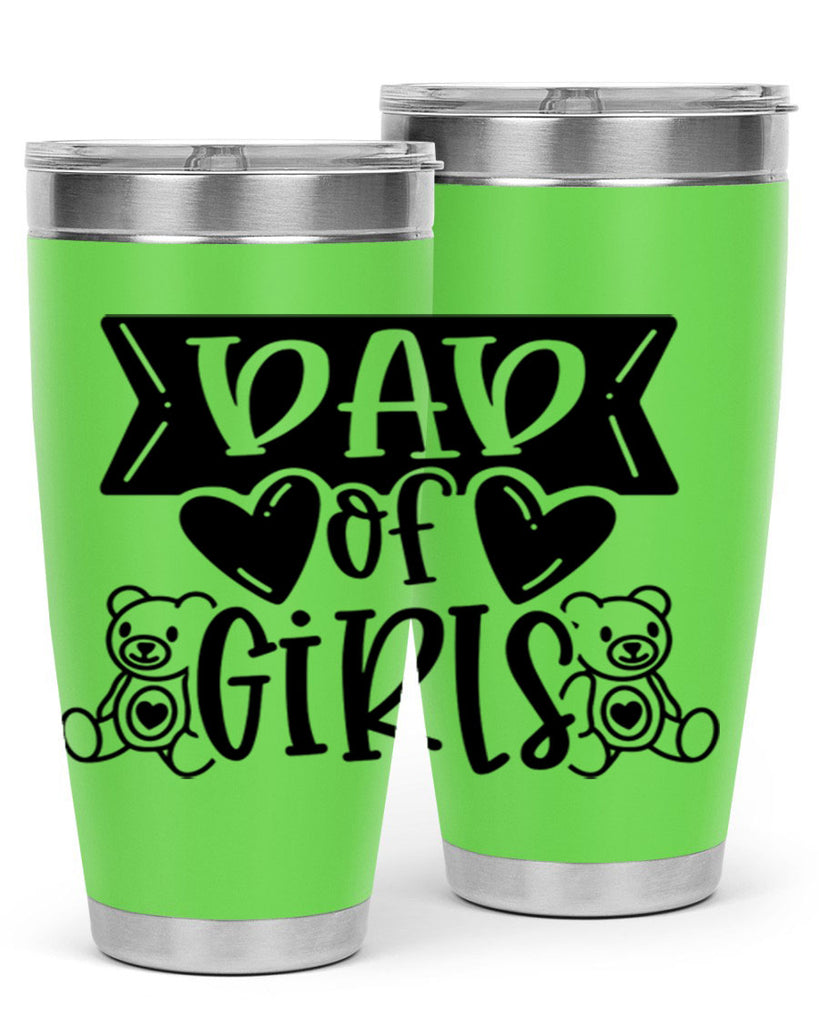 dad of girls 60#- fathers day- Tumbler