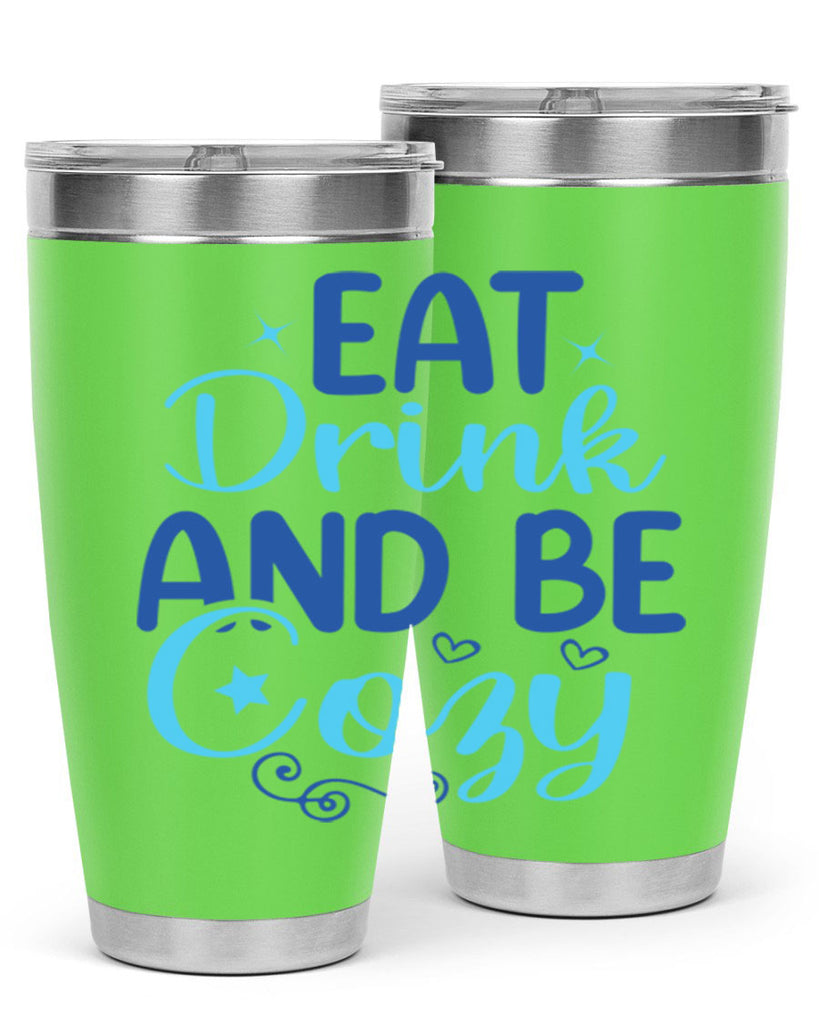 eat drink and be cozy 97#- winter- Tumbler