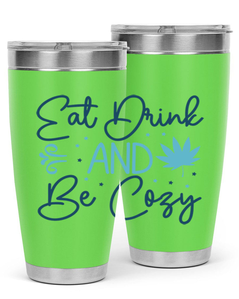 eat drink and be cozy 98#- winter- Tumbler