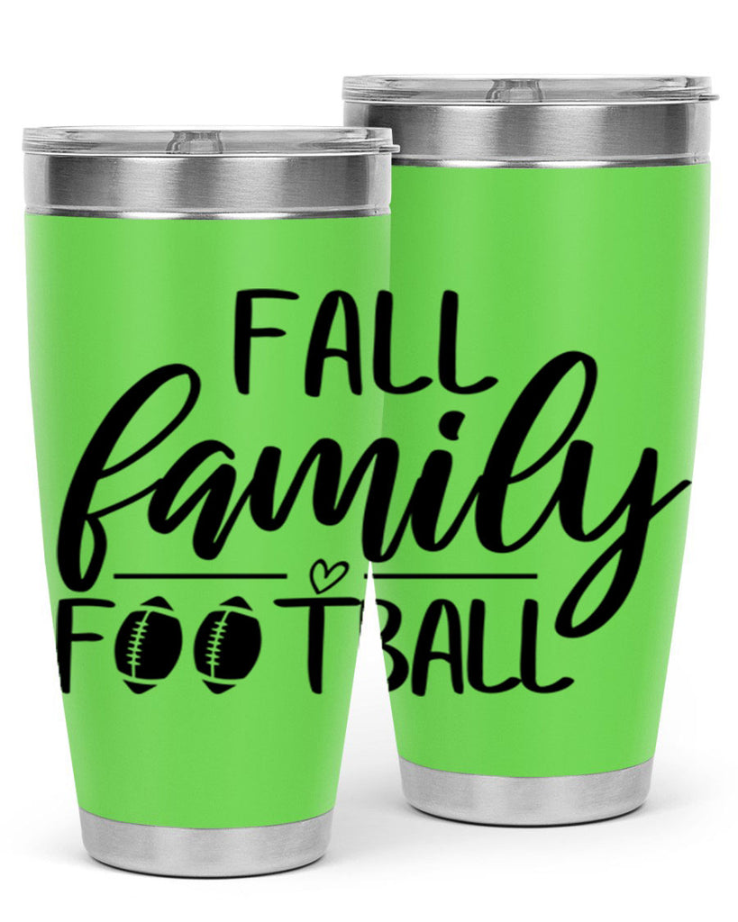 fall family football 100#- fall- Tumbler