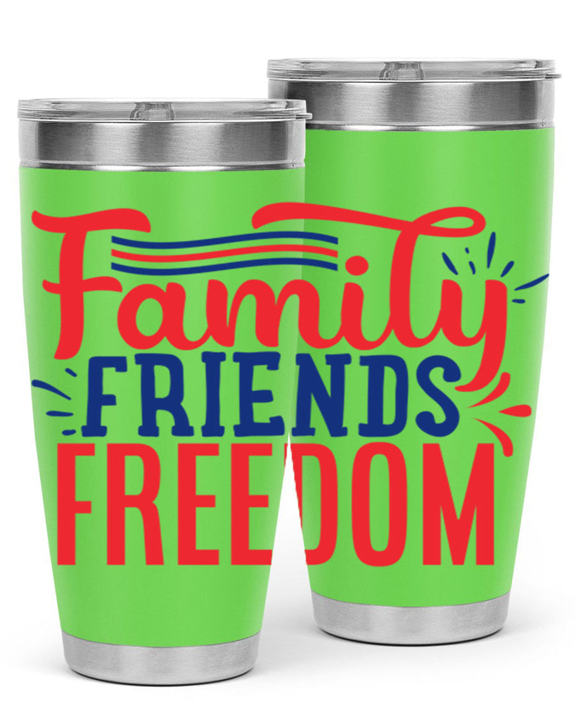 family friends freedom Style 48#- Fourt Of July- Tumbler