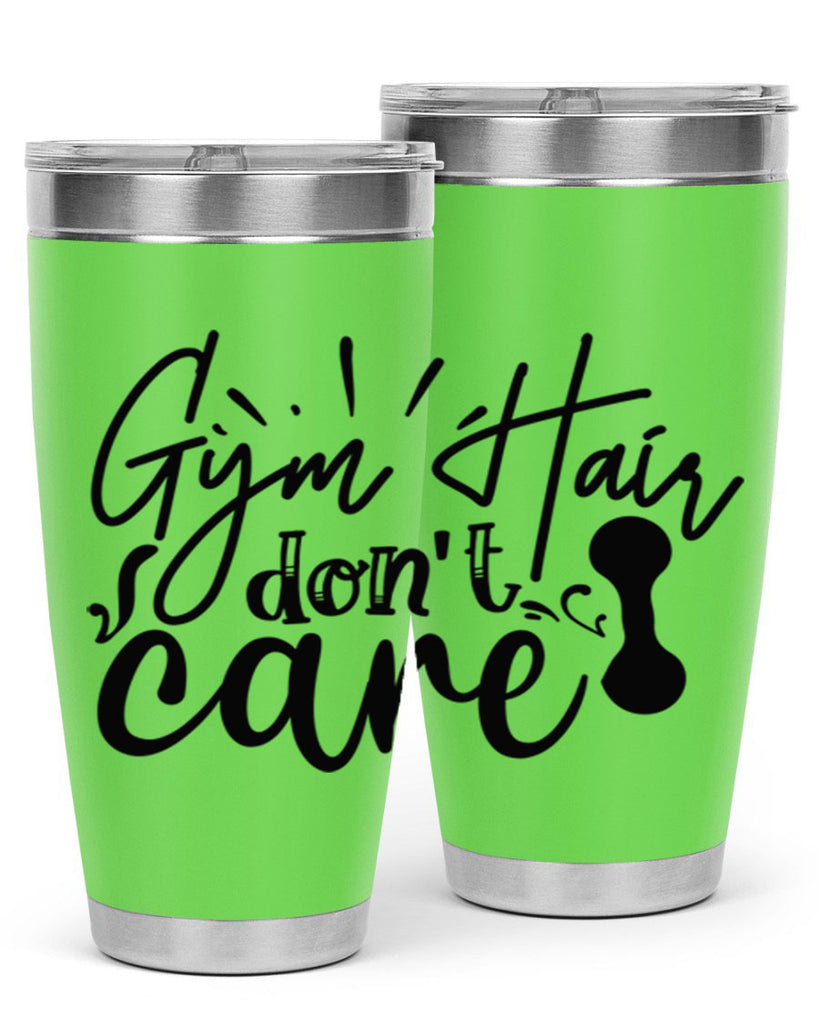 gym hair dont care 43#- gym- Tumbler