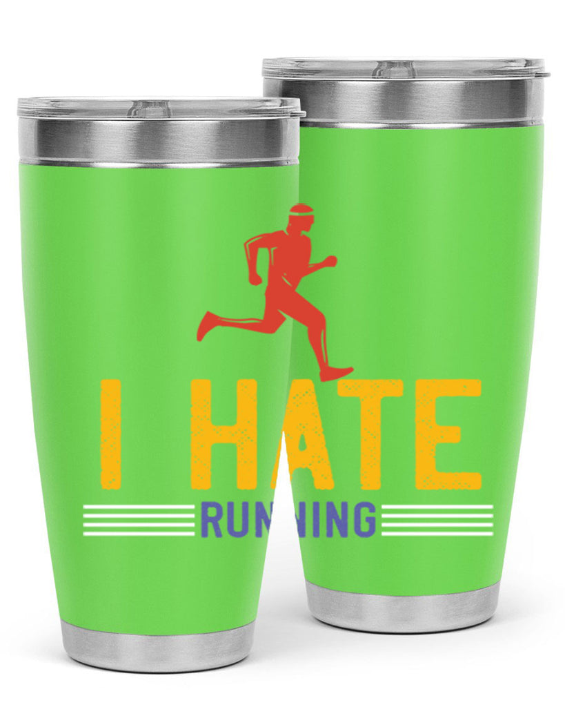i hate running 40#- running- Tumbler