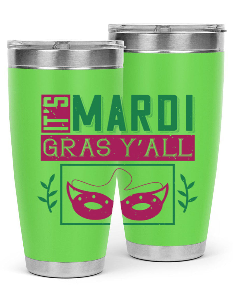 it’s mardi gras y’all 60#- mardi gras- Tumbler
