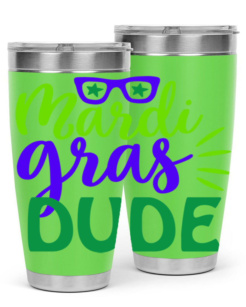 mardi gras dude 10#- mardi gras- Tumbler