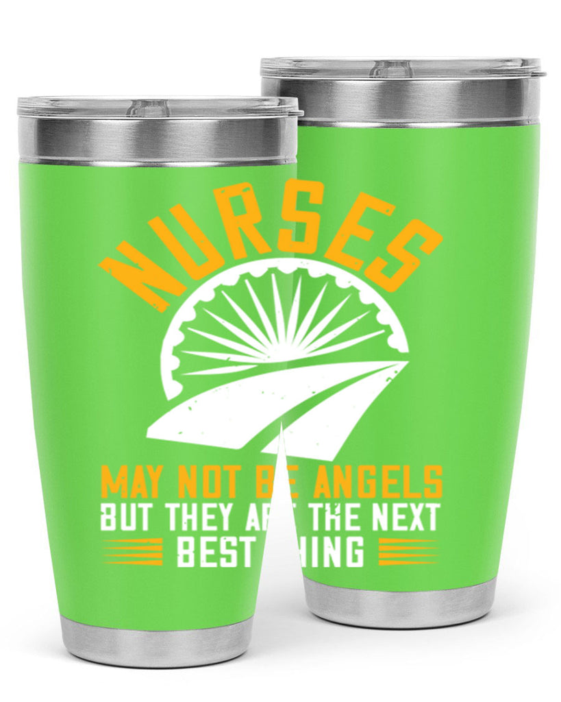 nurses may not be angels Style 265#- nurse- tumbler