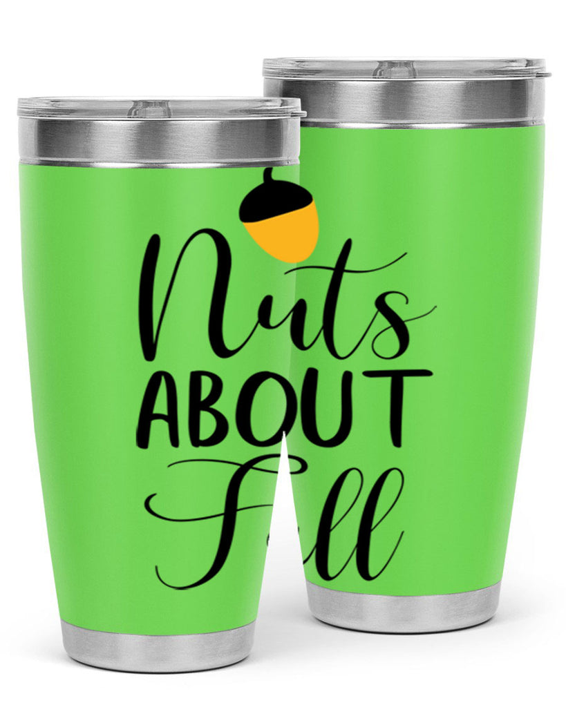 nuts about fall 445#- fall- Tumbler