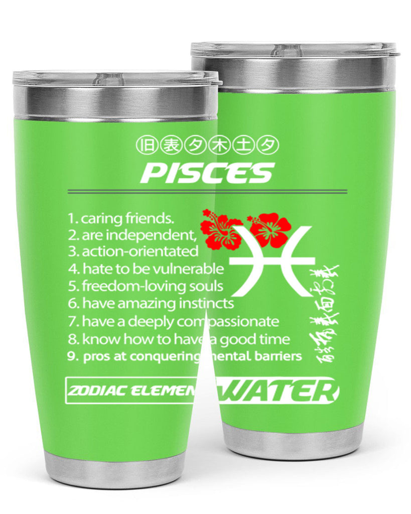 pisces 356#- zodiac- Tumbler