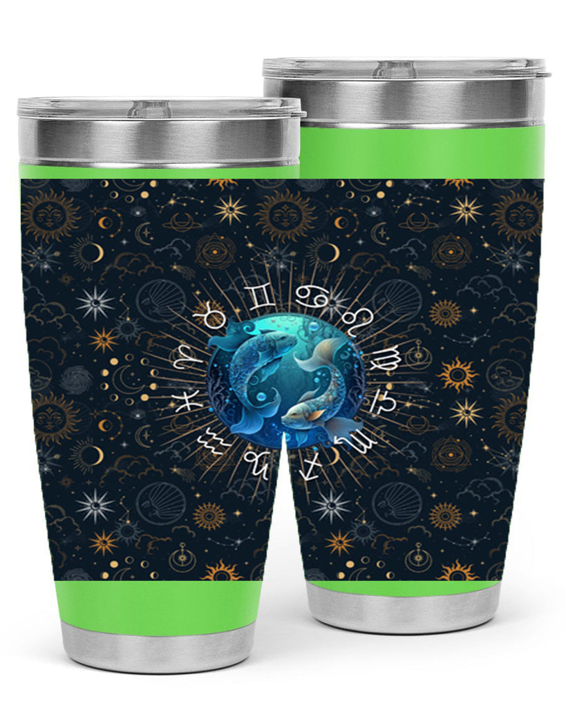 pisces Straight 366#- zodiac- Tumbler