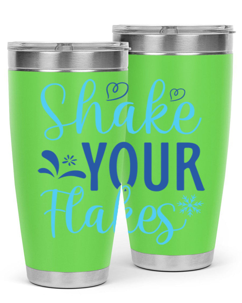 shake your flakes 359#- winter- Tumbler