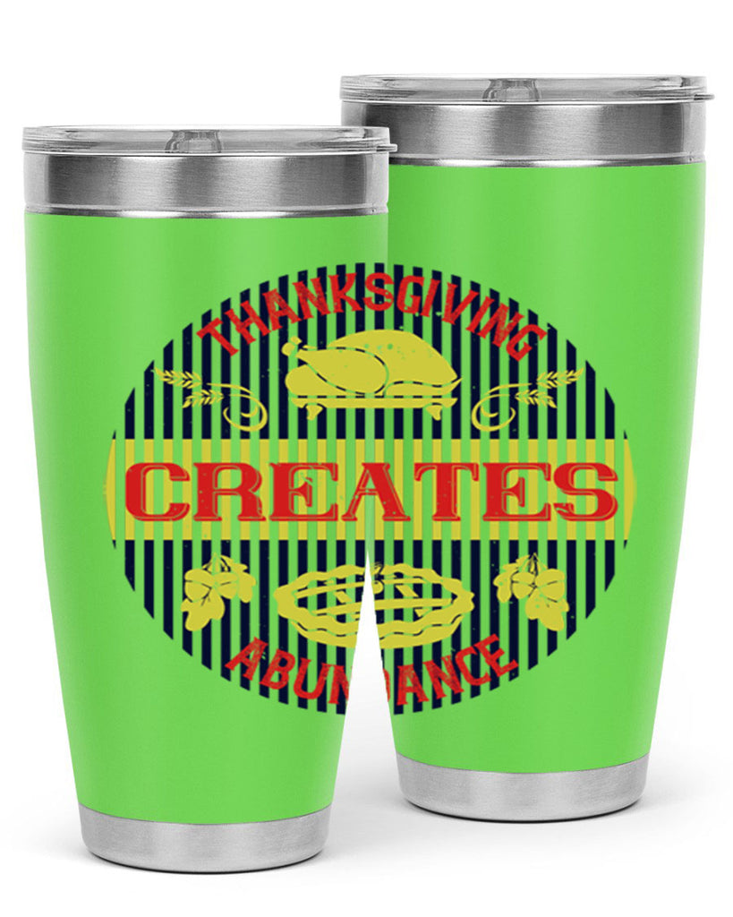 thanksgiving creates abundance 14#- thanksgiving- Tumbler