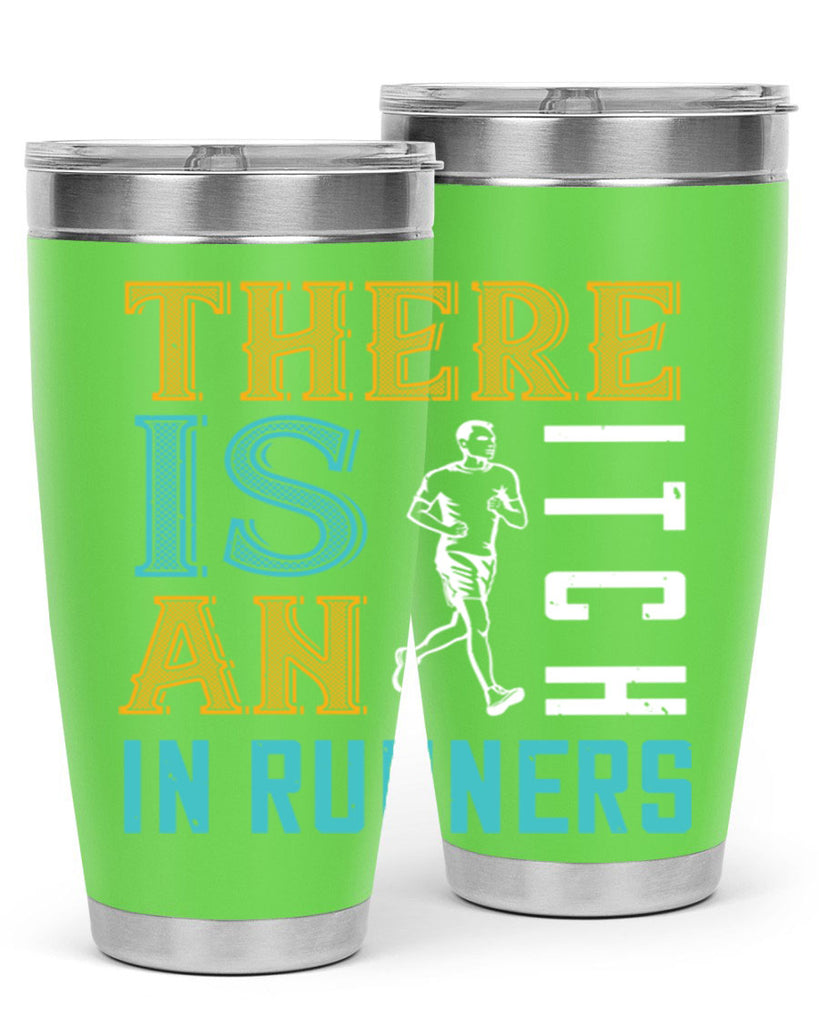 there is an itch in runners 9#- running- Tumbler