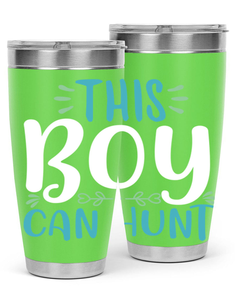 this boy can huntt 1#- easter- Tumbler
